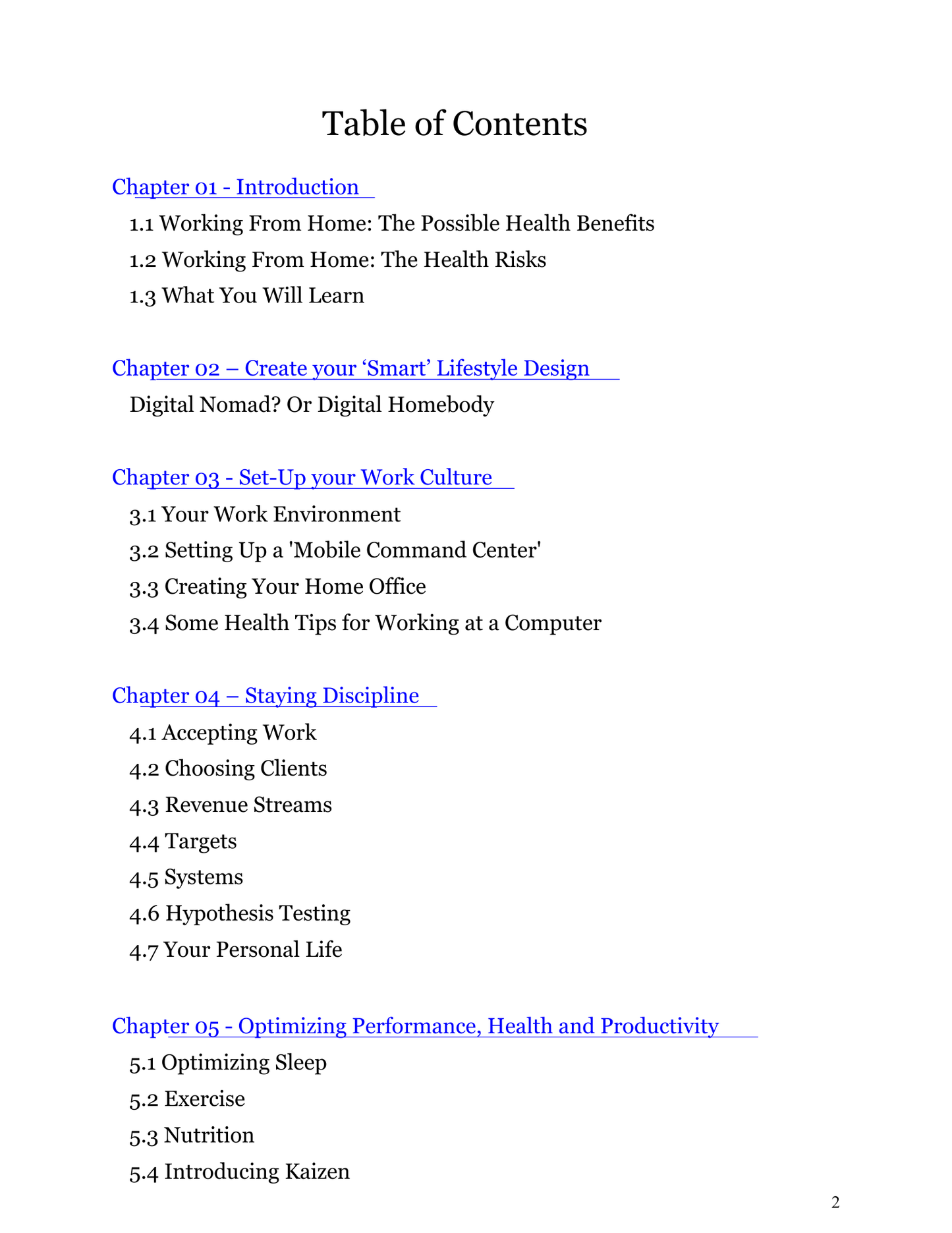 Business and Life Transformation